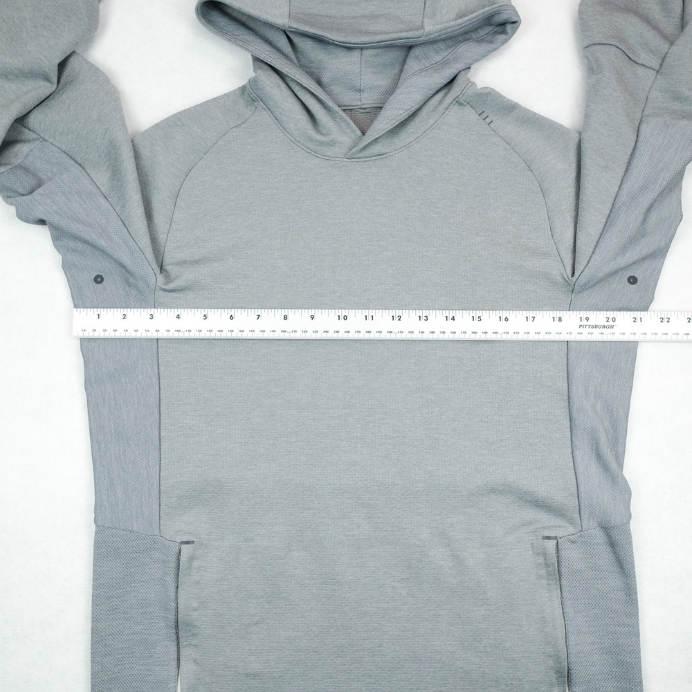 Lululemon Hoodie Mens Activewear M Gray Yoga Training Jogging - Picture 9 of 11
